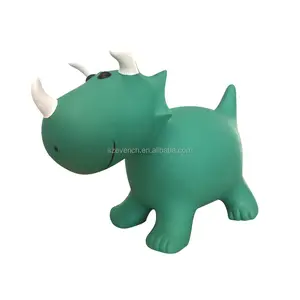 Animal de salto con bomba de mano, tolva espacial inflable, Animal hinchable de paseo