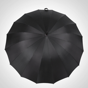 <span class=keywords><strong>Parapluie</strong></span> semi-automatique de luxe pour <span class=keywords><strong>homme</strong></span>, style professionnel robuste, 16 panneaux en tissu pongé de soie, fibre de verre, long, élégant en EVA - Product Image 2