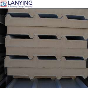 Pu panel aislado estructural China <span class=keywords><strong>techo</strong></span> sándwich panel de <span class=keywords><strong>precio</strong></span> - Product Image 5
