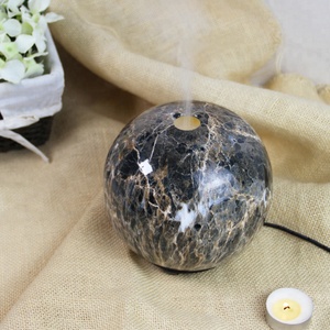 Trang Trí Trang Nhã Đá Cẩm Thạch Gốm Máy Tạo Độ Ẩm Không Khí Điện Siêu Âm Tinh Dầu Khuếch Tán Hương Thơm - Product Image 2