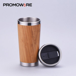 Taza de viaje de café ecológica con carcasa de bambú, taza de café de fibra de bambú de marca personalizada, taza de café de viaje ecológica - Product Image 3