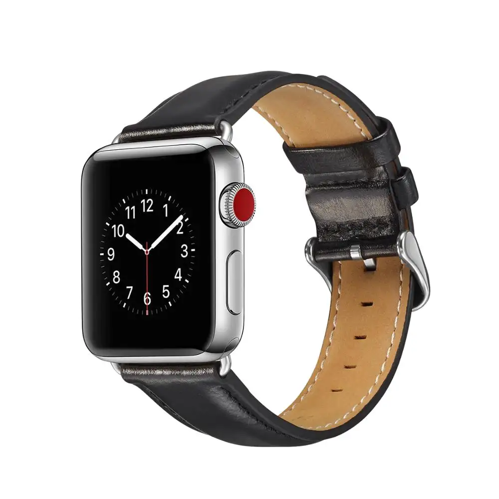 Кожаный ремешок для часов Apple Watch Series 6/5/4 (44 мм/40 мм) Sport and Edition
