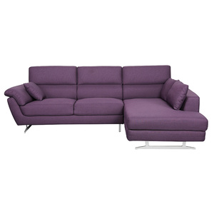 حجم كبير الأرجواني أريكة الزاوية مع كرسي صالة - Product Image 2