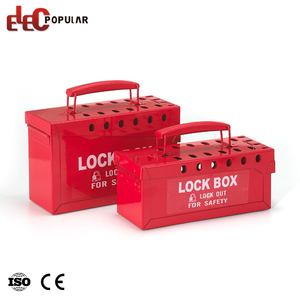 <strong>Portable</strong> Metal Group Safety Lockout Box Industry Electrical Carbon Steel Material Key Cylinder <strong>Locks</strong> - Product Image 5