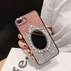 Nuova <span class=keywords><strong>Cover</strong></span> Protettiva Morbida Fatta a Mano con Specchio e Glitter Scintillanti per <span class=keywords><strong>iPhone</strong></span> 11 12 <span class=keywords><strong>13</strong></span> 14 15 16 17 Plus Pro Max <span class=keywords><strong>Mini</strong></span> - Product Image 4