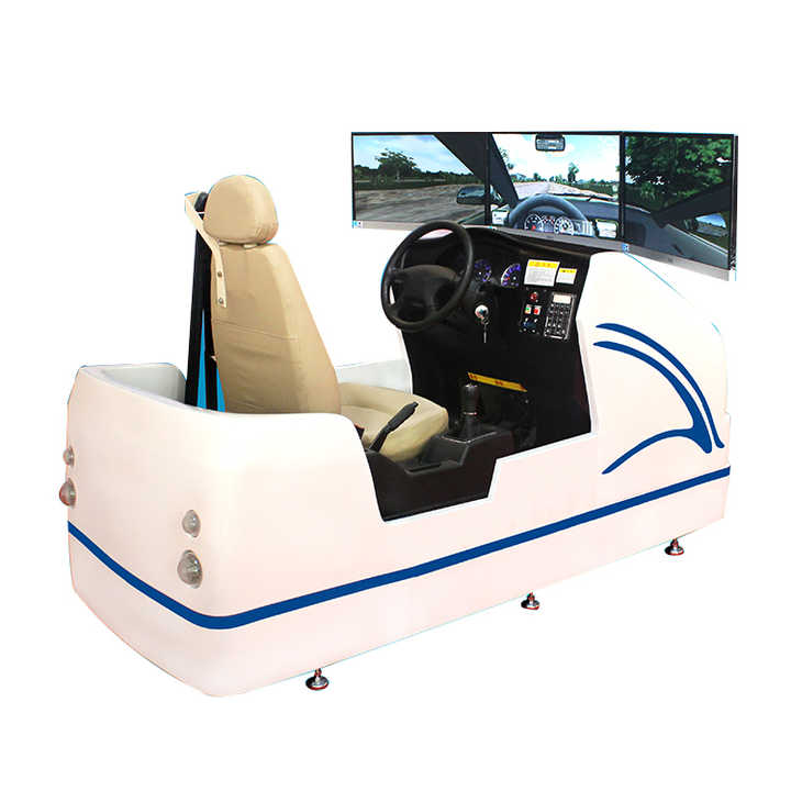 3 Screens City Car Train Driving Simulator - China Car Driving Simulator,  Simulator