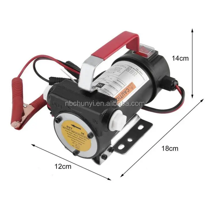 Bomba de transferencia de combustible diésel de 12/24 voltios, extractor de aceite doméstico, bomba eléctrica diésel de baja presión de fábrica, bomba de aceite eléctrica DC 12v