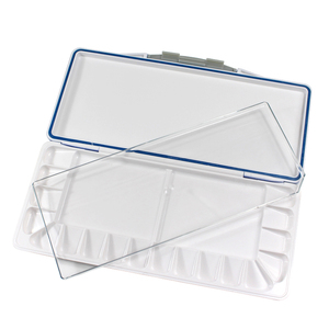 Bview MT-003 <span class=keywords><strong>Tavolozza</strong></span> Rettangolare per Pittura ad Acquerello in Materiale ABS con Funzione Idratante per Artisti - Product Image 1