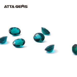 ATTAGEMS creó <span class=keywords><strong>Esmeralda</strong></span> 9*7mm Oval corte corrector mejor <span class=keywords><strong>original</strong></span> <span class=keywords><strong>piedra</strong></span> <span class=keywords><strong>Esmeralda</strong></span> precio por quilate - Product Image 3