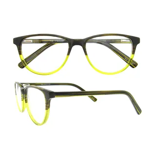 FASHION ITALY DESIGN WOMEN OPTICAL FRAME ACETATE WITH SPRING HINGE OPTIC EYEWEAR