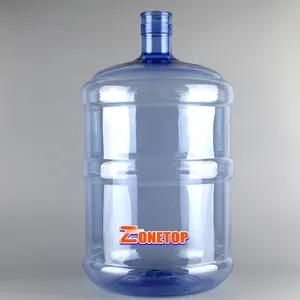 Toptan özel Logo 5 galonluk su PET şişe 19 Litre 20 Litre polikarbonatonlar bidonlar