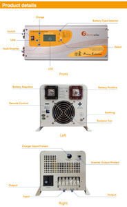 Chine hot vente 5000 watt générateur onduleur onduleur solaire <span class=keywords><strong>48</strong></span> v à 220 v 5000 w <span class=keywords><strong>inverter</strong></span> - Product Image 5