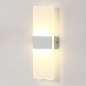 Applique <span class=keywords><strong>murale</strong></span> LED en acrylique, design touches <span class=keywords><strong>de</strong></span> piano, pour salon, <span class=keywords><strong>salle</strong></span> <span class=keywords><strong>de</strong></span> <span class=keywords><strong>bain</strong></span>, chambre à coucher, <span class=keywords><strong>luminaire</strong></span>, veilleuse - Product Image 4