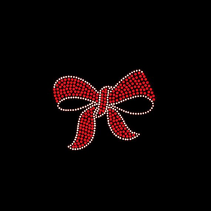 Dễ Thương Và Đẹp Bling Bling Pha Lê Bow Tùy Chỉnh Rhinestone Chuyển Thiết Kế Sắt Trên Sửa Chữa Nóng Motif Cho Quần Áo - Product Image 2