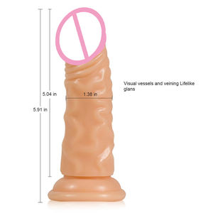 Фаллоимитатор реалистичный Вибрационный качающийся жидкий ПВХ нагреватель с сильной присоской секс-товары для взрослых секс-игрушки для женщин - Product Image 6