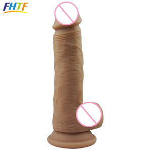 Doppelschichtiges Silikon Riesiger Penis Künstliches Sexspielzeug - Product Image 5
