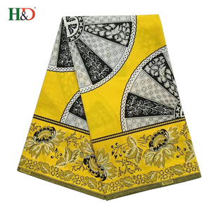 H & D último estilo más bajo precio impreso cera hollandies tela africana de George de la India - Product Image 5