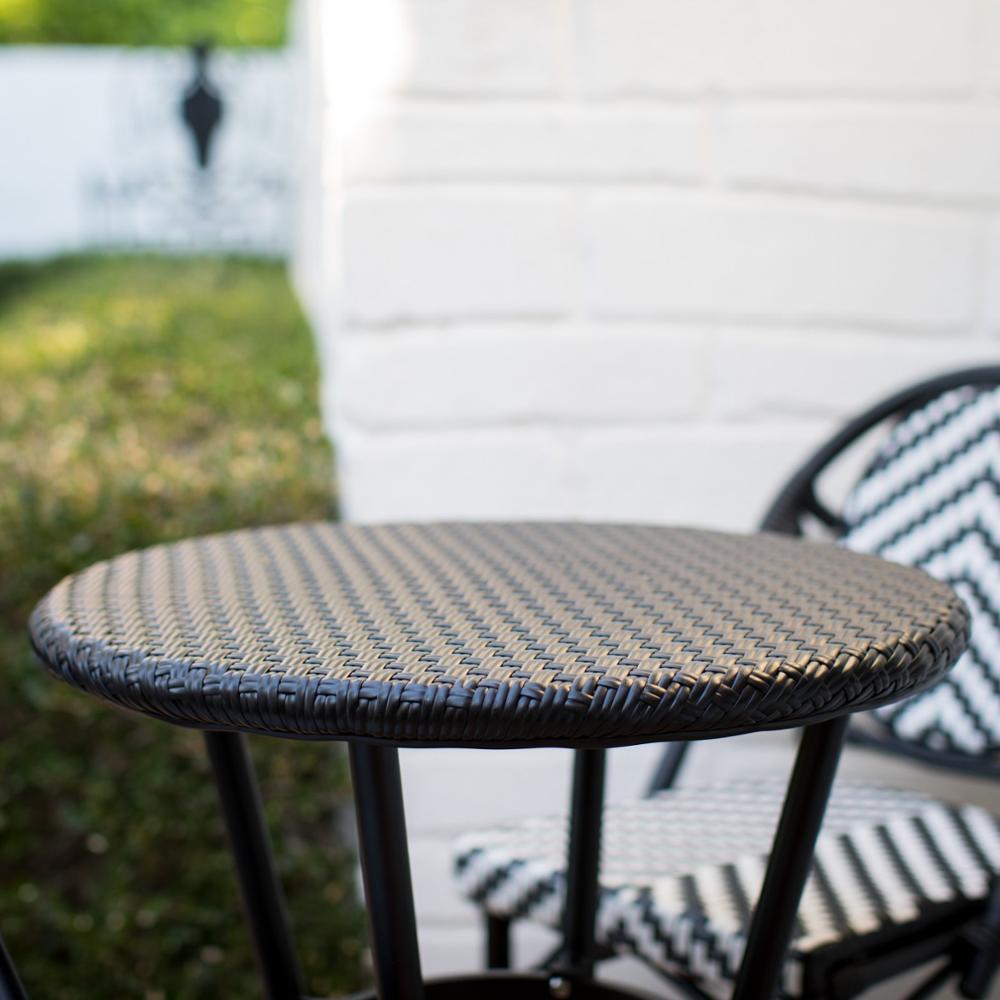 Wicker patio furniture sets outdoor rattan cafe dinnning table restaurant