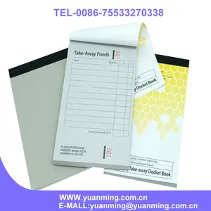 Paper sample invoice book, bill book printing with fast delivery