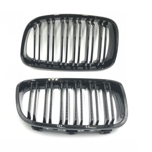 <span class=keywords><strong>Calandre</strong></span> de course professionnelle, une paire avant noire brillante, pour <span class=keywords><strong>BMW</strong></span> série <span class=keywords><strong>1</strong></span> pré-LCI F20 2011 — 2014 116i 118i - Product Image 2