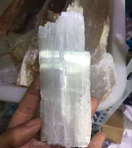 Blanco rough <span class=keywords><strong>selenita</strong></span> Cristal de yeso claro yeso satén spar - Product Image 2