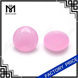 Forma de la piedra preciosa de cristal de cuarzo rosa 10mm ronda - Product Image 6
