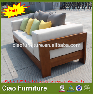 مثال-أريكة من خشب الساج للأماكن الخارجية رائجة البيع للاستعمال الخارجي أريكة خشبية للترفيه - Product Image 5