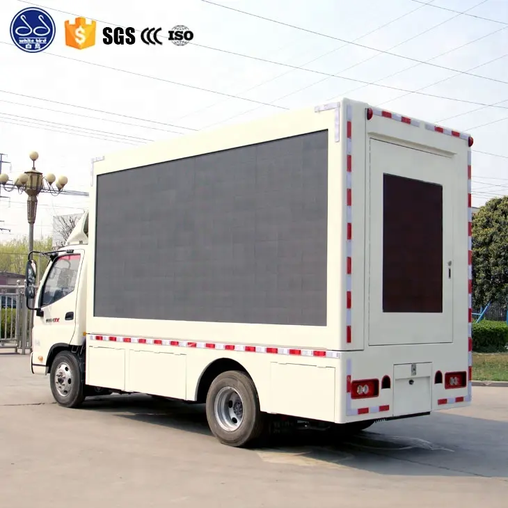 Outdoor movable LED show truck LED show van