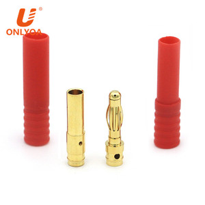 HXT 4mm Gold Plated Bullet Plug Rc Lipo Battery Connectors - Product Image 2