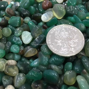 Venta al por mayor natural <span class=keywords><strong>verde</strong></span> ágata cayó <span class=keywords><strong>piedra</strong></span> cuarzo grava cristal - Product Image 4