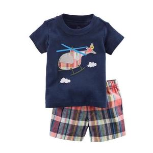 2 pièces Ensemble T-shirt Nouveau Style Haute Qualité Coton Doux <span class=keywords><strong>Pas</strong></span> <span class=keywords><strong>Cher</strong></span> Bébé Vêtements - Product Image 5
