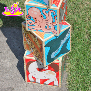 Nouveau Style Éducatifs en bois empilable et cubes de nidification pour enfants W13D072 - Product Image 3
