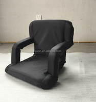 Siège de stade pliable de luxe inclinable et large pour adultes, chaise de camping avec support dorsal pour gradins, la meilleure, extra épaisse, grande taille, résistante à l'eau