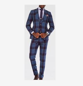 <span class=keywords><strong>Costume</strong></span> sur <span class=keywords><strong>mesure</strong></span> en bleu poussiéreux à carreaux, <span class=keywords><strong>costume</strong></span> de smoking pour <span class=keywords><strong>homme</strong></span>, costumes sur <span class=keywords><strong>mesure</strong></span>, costumes à <span class=keywords><strong>demi</strong></span>-toile - Product Image 1
