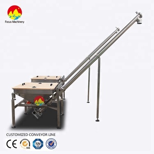 Xả chiều cao tùy chỉnh CE giấy chứng nhận rung Phễu bột băng tải trục vít - Product Image 6