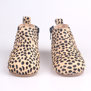 En gros véritable mo-cheveux en cuir dur semelle en caoutchouc <span class=keywords><strong>cowboy</strong></span> bébé garçon bottes d'hiver - Product Image 1