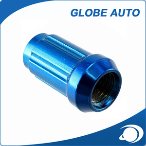12x1.25 Spline Drive Bleu Chrome1.38 "grand lug écrous - Product Image 3