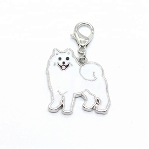 Beautiful style samoyed shape custom pendant