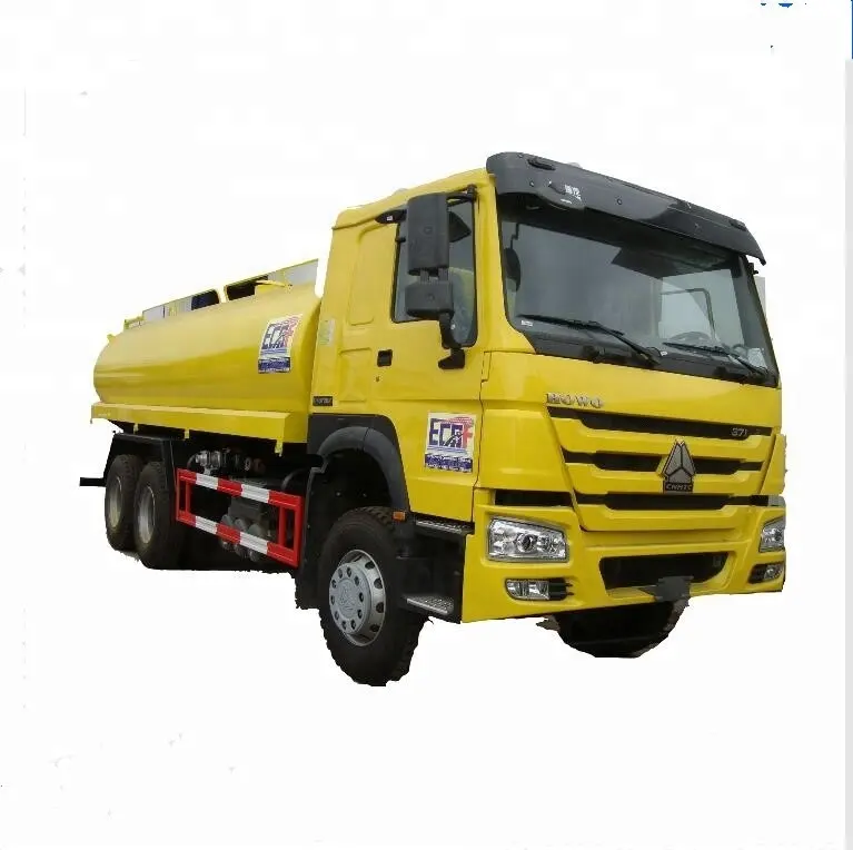 चीनी sinotruck सीएलडब्ल्यू कारखाने डीजल 336hp ब्रांड नई बाएं हाथ ड्राइव 6x4 howo पानी की टंकी ट्रक 18000 लीटर