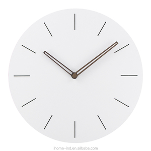 Orologio <span class=keywords><strong>da</strong></span> parete in <span class=keywords><strong>legno</strong></span> <span class=keywords><strong>da</strong></span> 12 pollici orologio elettronico al quarzo silenzioso per soggiorno per la decorazione domestica - Product Image 4