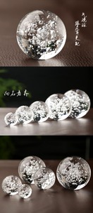 Cristalino encantador <span class=keywords><strong>bola</strong></span> burbuja adornos <span class=keywords><strong>bola</strong></span> <span class=keywords><strong>de</strong></span> cristal regalos creativos agua rocalla accesorios <span class=keywords><strong>bola</strong></span> - Product Image 4
