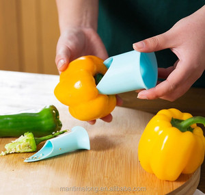 Utensilios de Cocina Creativos: Descorazonadores de Tomate y Chile, Herramienta para Frutas y Verduras, Descorazonador de Pimientos Hylon, Removedor de Núcleos de Verduras - Product Image 2