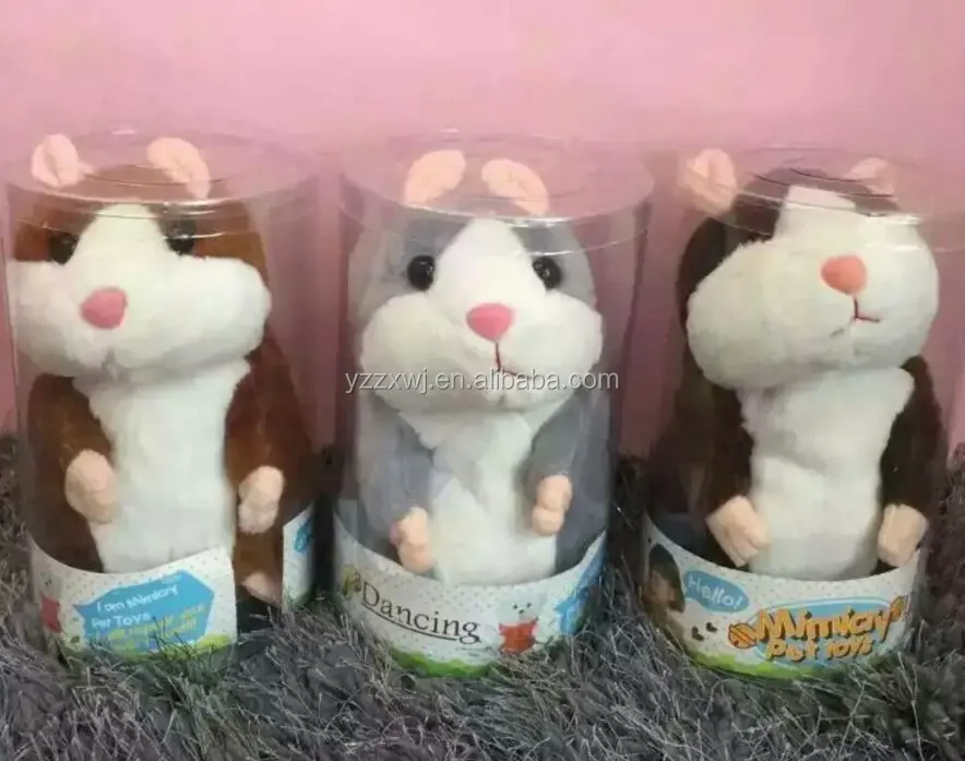 Pratende Hamster Speelgoed Pluche Opname Speelgoed Voor Kid Kinderen Cadeau Kerst Speelgoed Wandelen En Praten