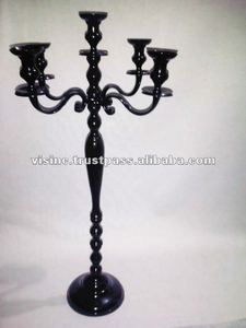<b>Candelabra</b> <b>Black</b> 5 Light for Wedding and Party Decoration - Product Image 2
