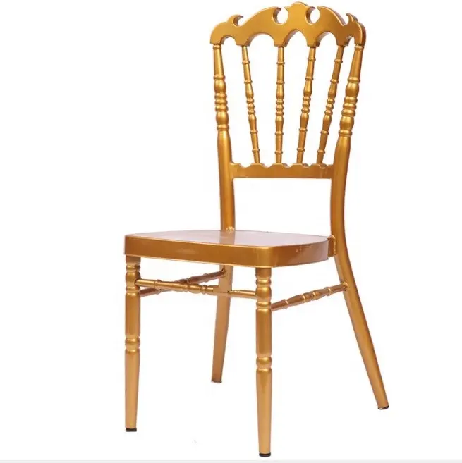 Cadeira do presidente do casamento de fohu, cadeira de casamento com banquete de napoleão dourado tiffany <span class=keywords><strong>chiavari</strong></span>