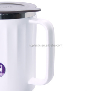 Venta caliente BPA doble pared plástico inserto viajes aislamiento tazas de café - Product Image 4