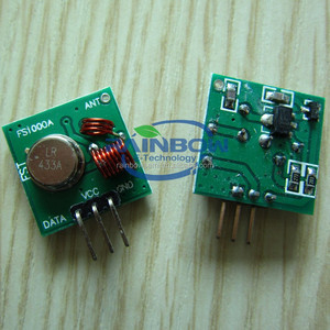 433M 433Mhz siêu tái tạo mô-đun máy phát không dây mô-đun báo động chống trộm + Receiver mô-đun bán Hot - Product Image 2