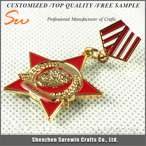 excelente calidad precio de Fábrica de Buena Reputación de la empresa logo metal brillan en la oscuridad insignia en <span class=keywords><strong>el</strong></span> pecho - Product Image 2