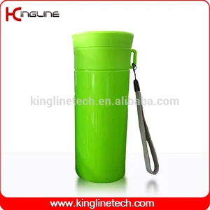 البلاستيك المزدوج الجدار 500ml الكأس مع الحبل لكرة القدم كأس العالم تذكارات( كوالا لمبور-- 5019)