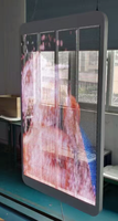 Écran LED transparent d'intérieur P8 de 70 pouces, affiche pleine couleur, affichage sur vitre, écran LED cristal